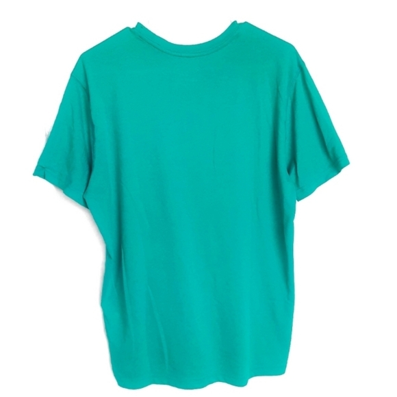 OLD NAVY ACTIVE Aqua Athletic Go-Dry Shirt Size Large - Picture 2 of 8